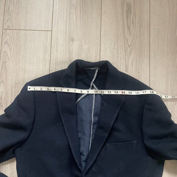 Ibiza Men's Wool Single Breasted Blazer Jacket Long Sleeve Black SZ 42R - Picture 8 of 12